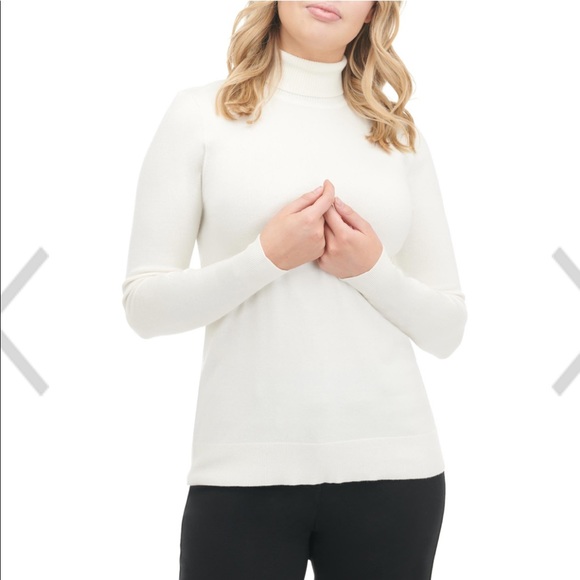 TanJay Sweaters - 2 for 20 White turtleneck sweater